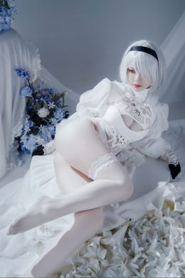 Hanhanko – Automata YoRHa No.2 Type B 白色洋裝