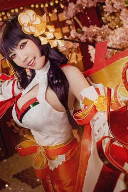 Arena of Valor Cosplay Fox Shrine Maiden Tel'Annas