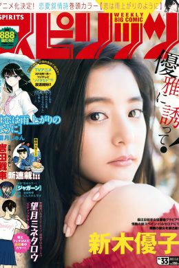 Yuko Araki 新木優子, Big Comic Spirits 2017 No.33 (ビッグコミックスピリッツ 2017年33号)