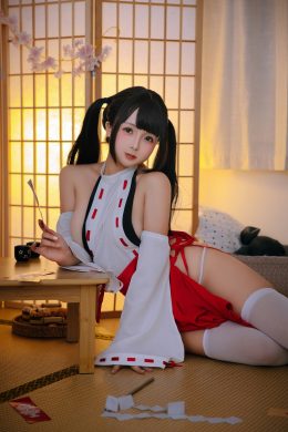 Cosplay Rinaijiao日奈娇 御币巫女 Set.01