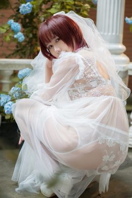 Cosplay 麻花麻花酱 黑白婚纱 Set.02