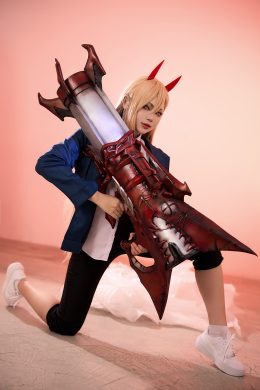 Cosplay ZinieQ Chainsaw Man Power 电锯人 帕瓦