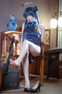 Cosplay 是三不是世w 碧蓝档案 妃咲旗袍