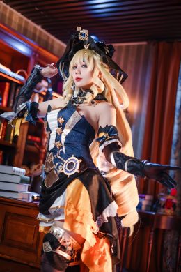 Cosplay 九言 原神 娜维娅 Navia – Genshin