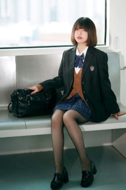 Cosplay 半半子Banbanko 彼女の制服