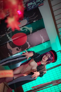 Cosplay Natsuko夏夏子 源赖光 僵尸同人