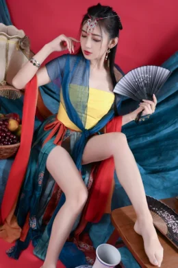 JVID 夏暮光 – 女神暮光敦煌風格造型服飾首度嘗試,飛越天際穿梭時空與你來場空前未有的愛戀滋味～ Set.01