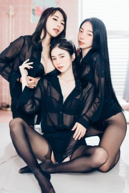 JVID Lele 樂樂 & 飄飄哥 – 上司新人下属 无内黑丝终极奥义 Set.01